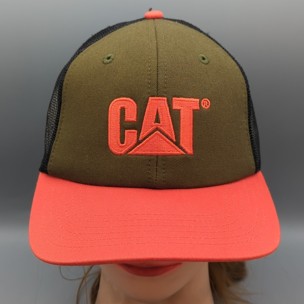 Caterpillar CAT Equipment Snapback Trucker Hat Cap Adjustable OSFM New